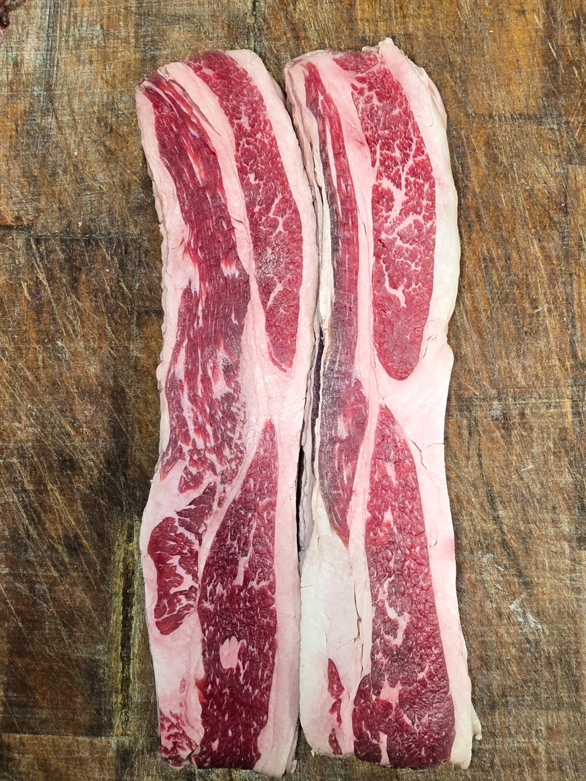 Smoked wagyu ribcap beef bacon