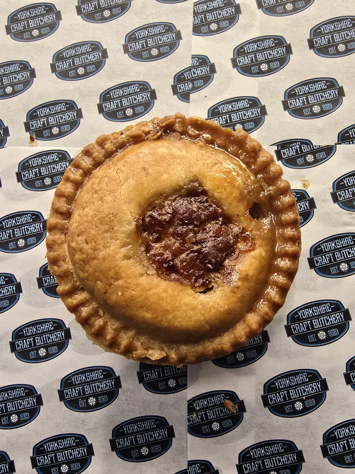 Pork and black pudding pie