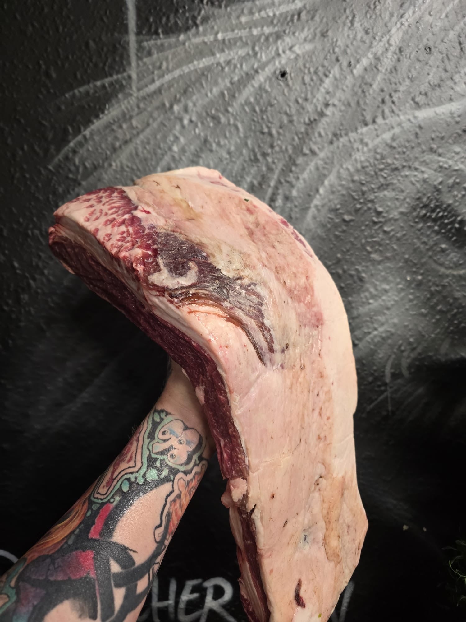 Dry aged yorkshire bred f1 wagyu packer brisket