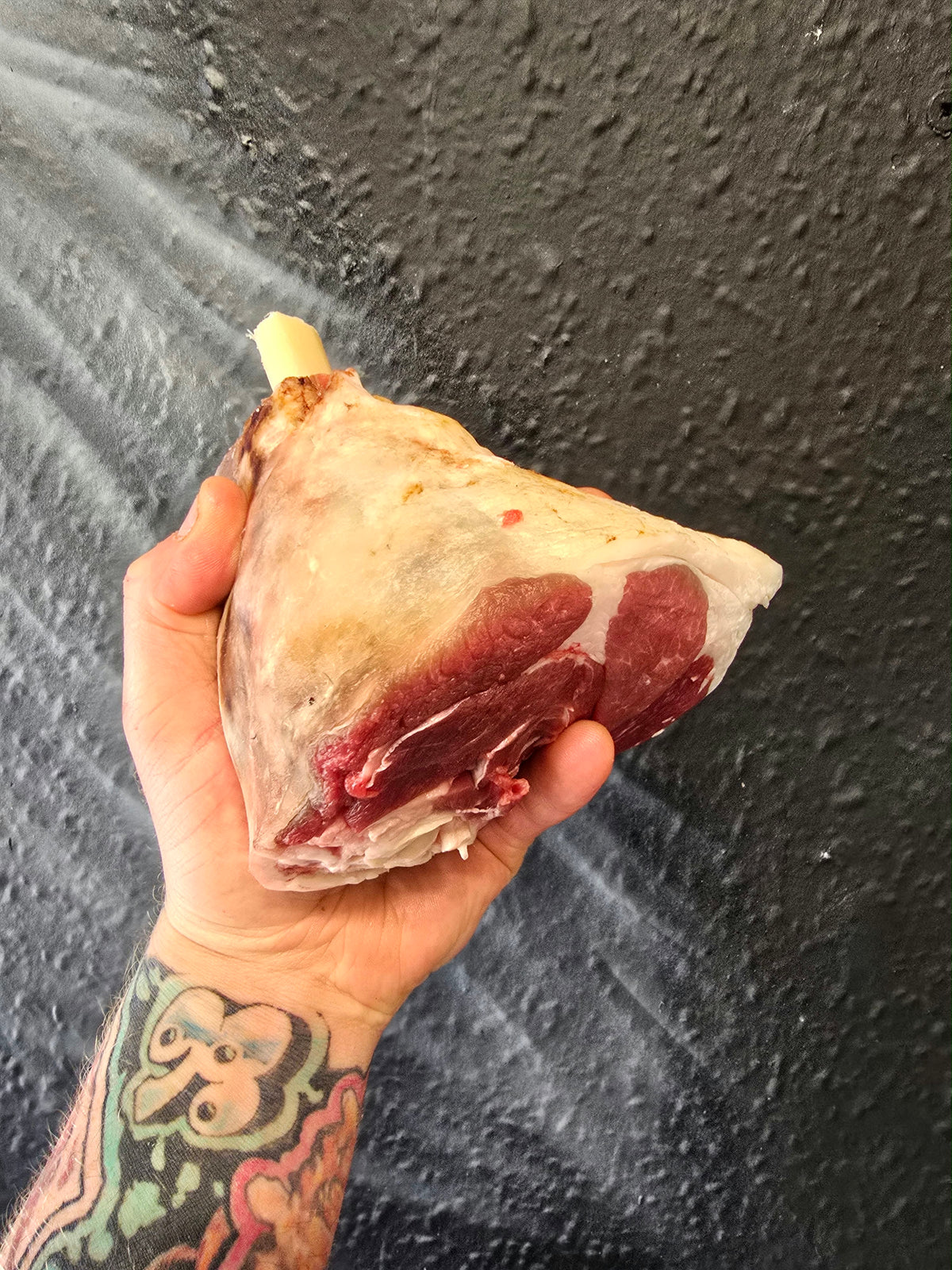 Dry aged shropshire mutton shank