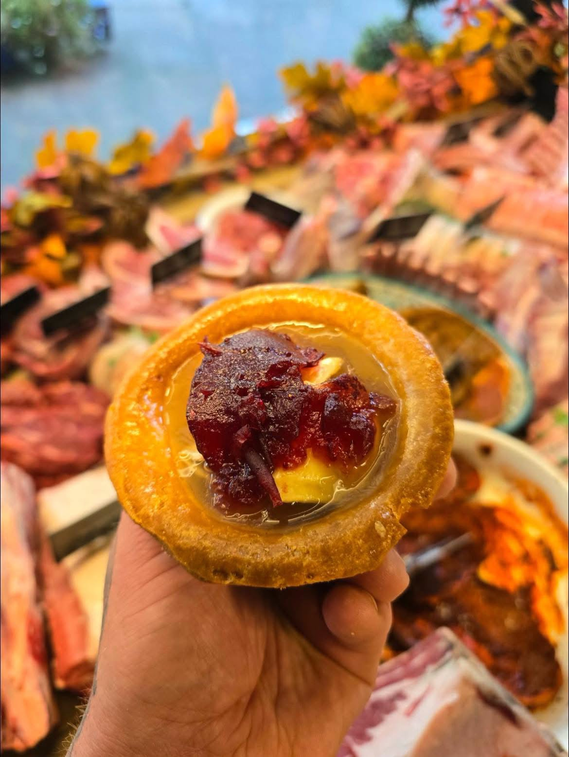 Pork Pie With Brie And Cranbury Sauce