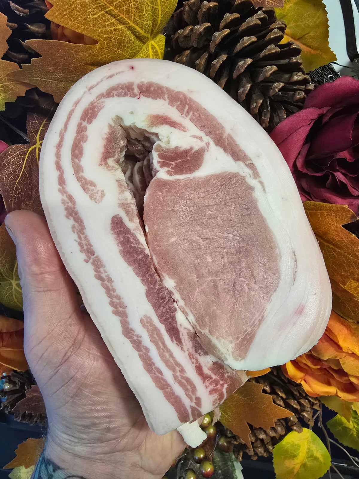 Dry cured middle bacon