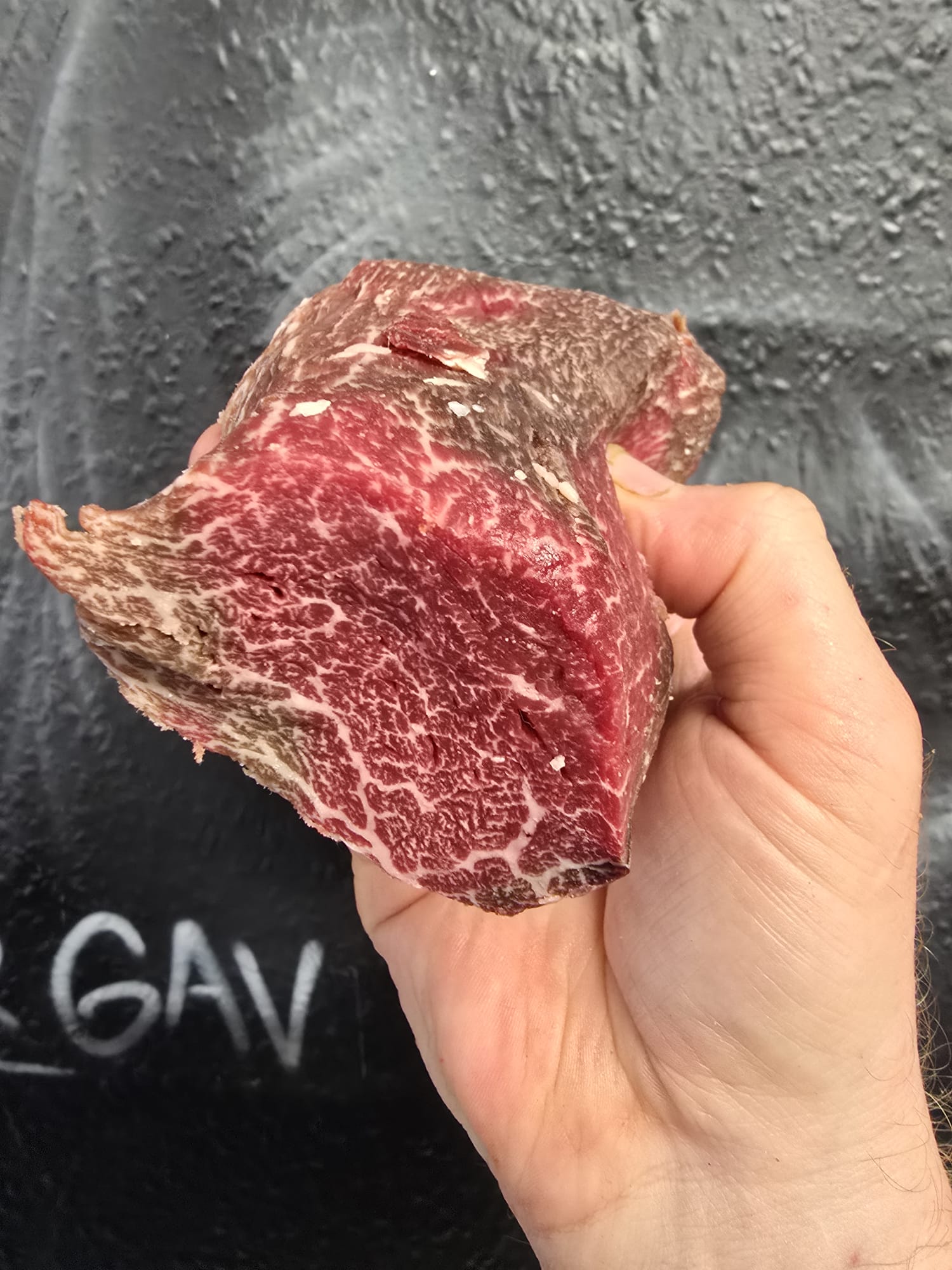 Aged retired dairy fillet steak