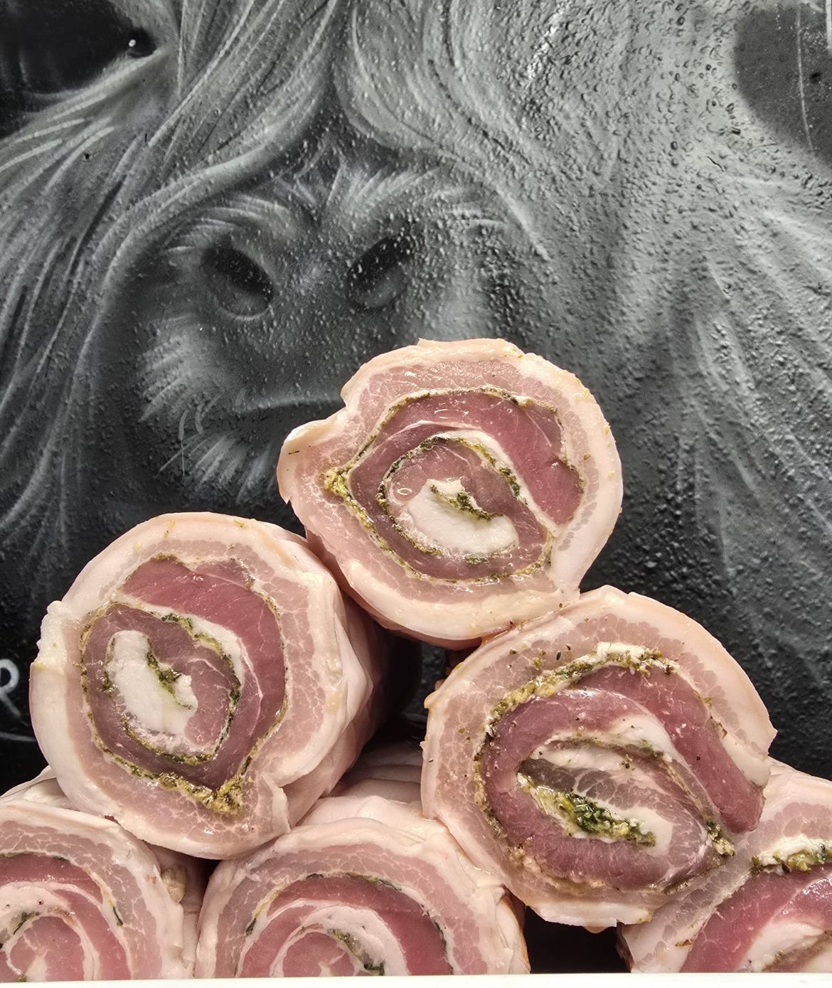 Free range porchetta