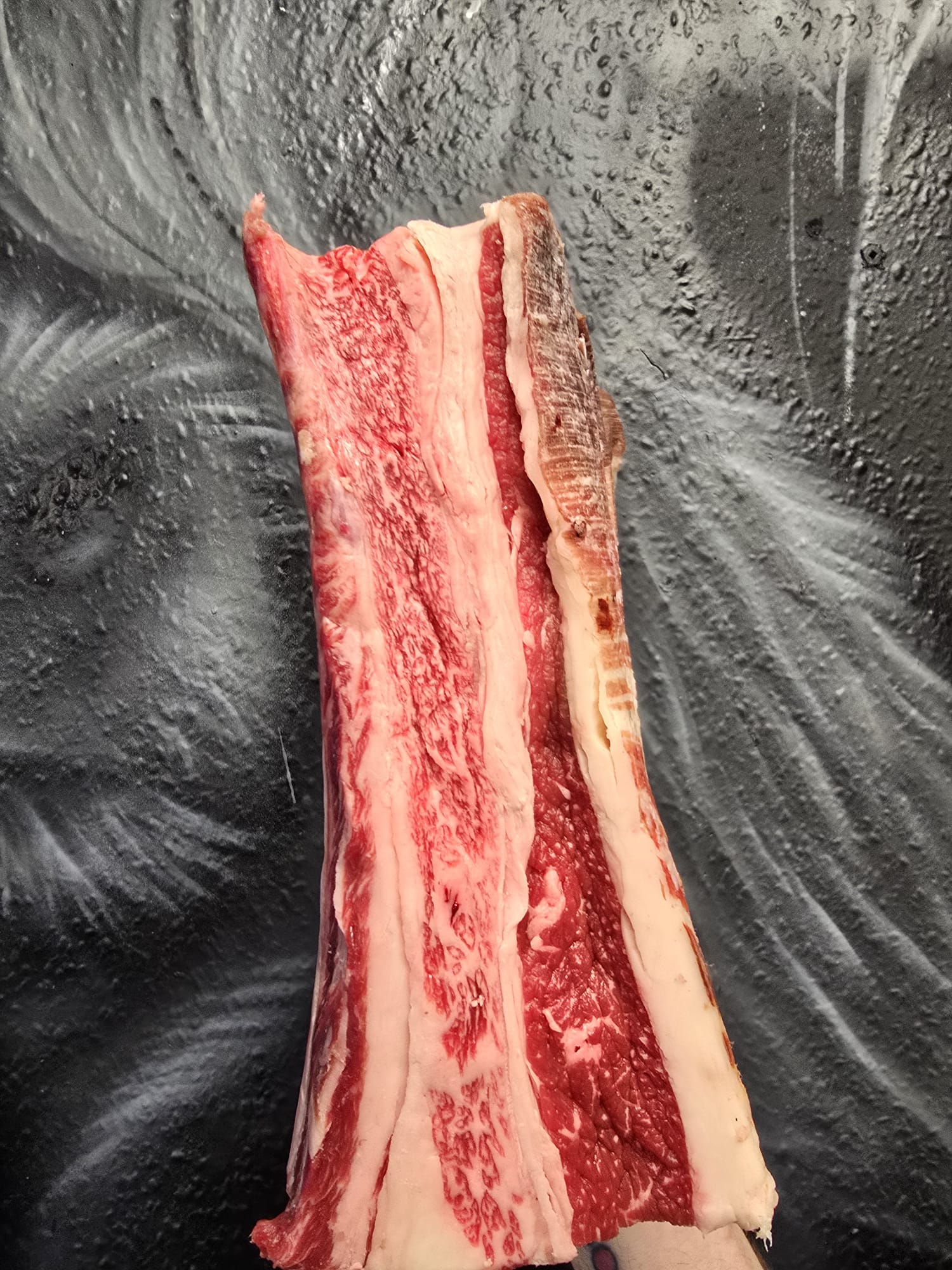Dry aged yorkshire bred f1 wagyu jacobs ladder