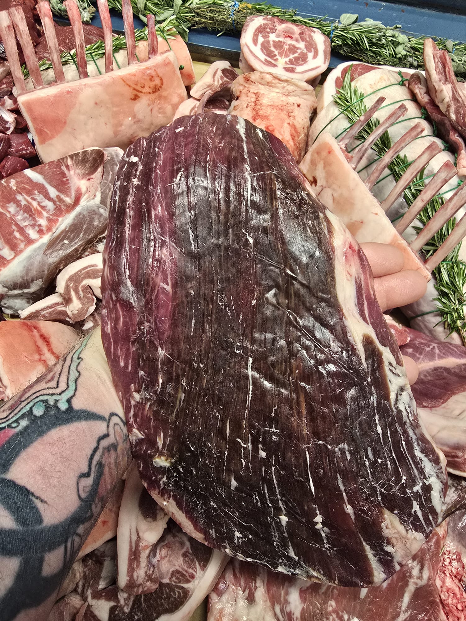 Dry aged flank steak