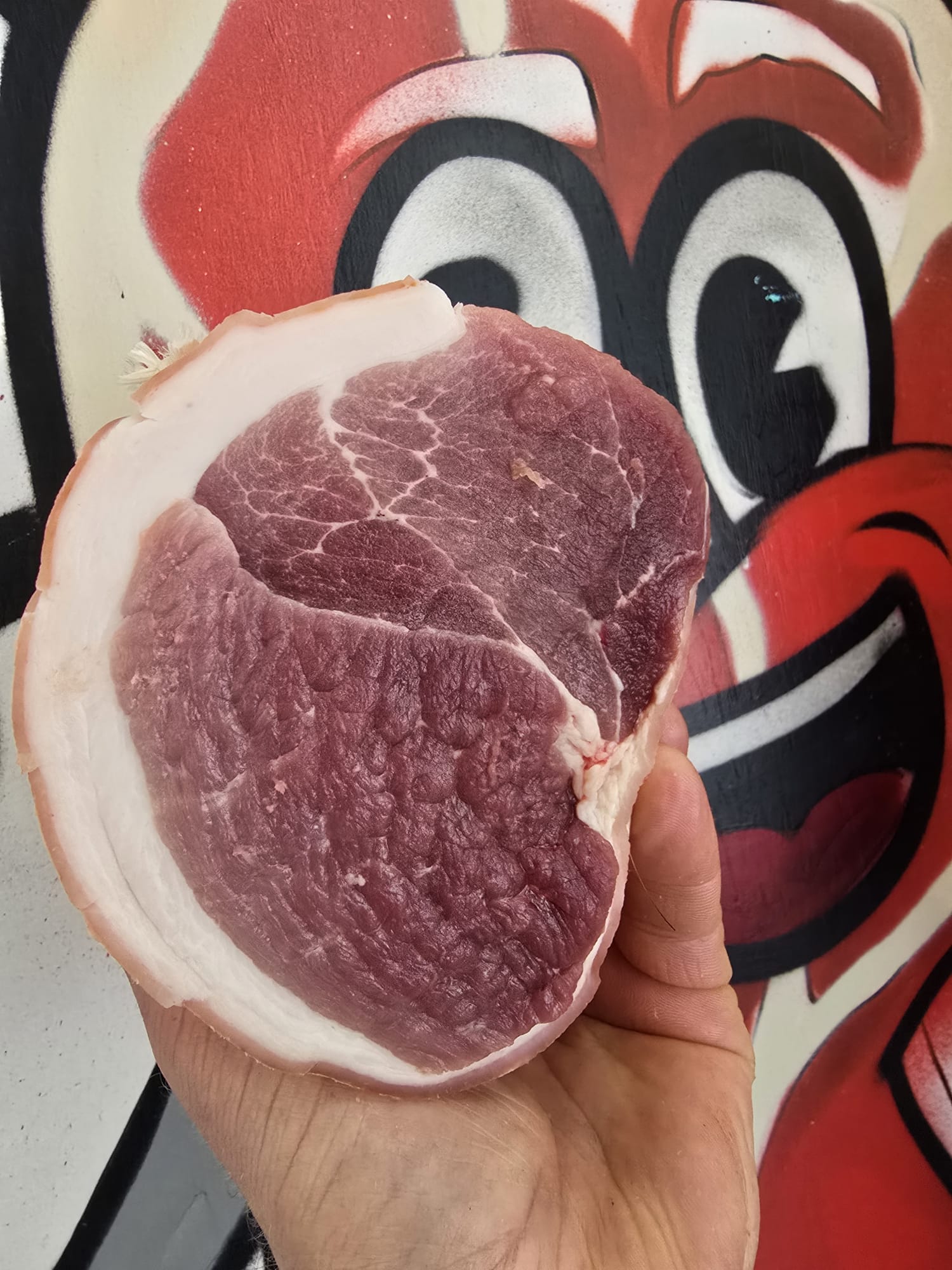 Dry aged english Iberico rolled leg of pork