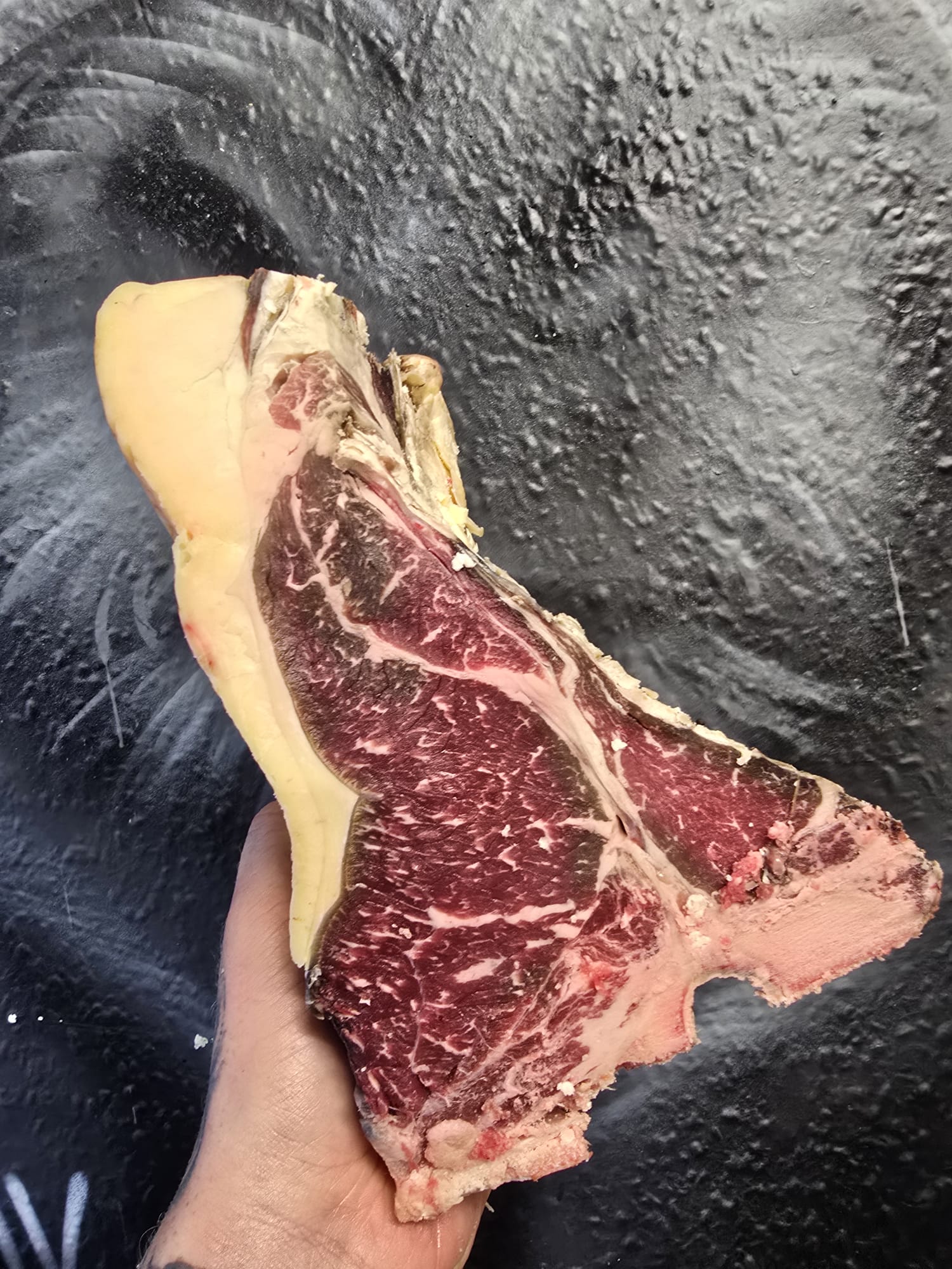 6 week dry aged ex-dairy t bone steak