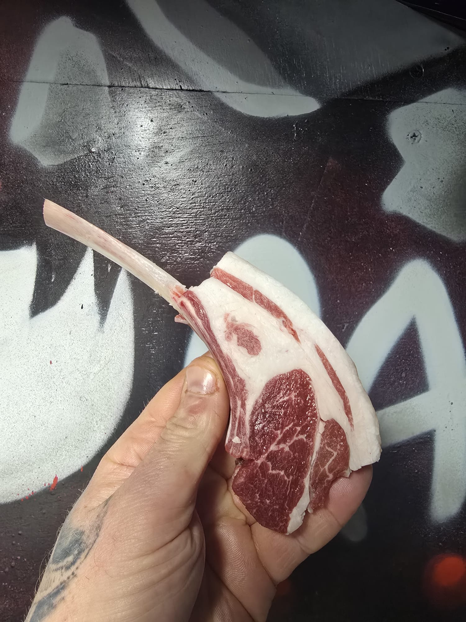 Aged mutton cutlets