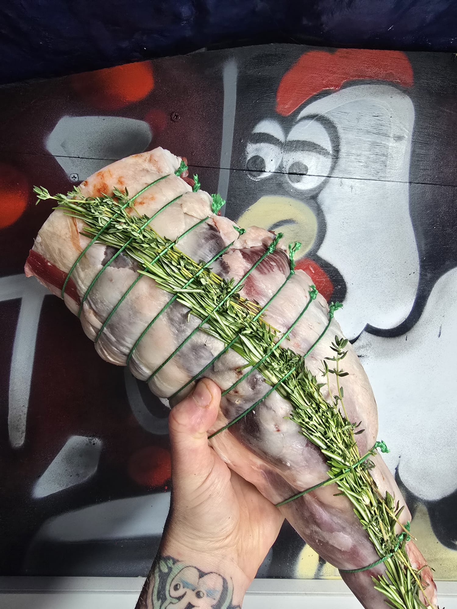 Aged Mutton Leg Bone In