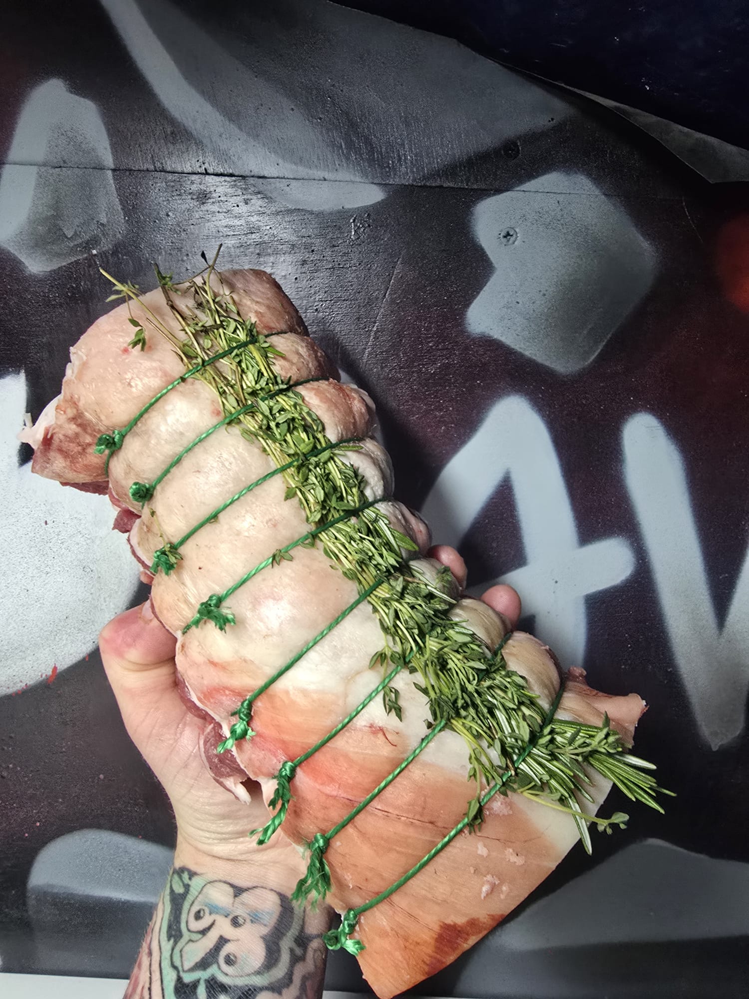 Aged mutton rolled shoulder