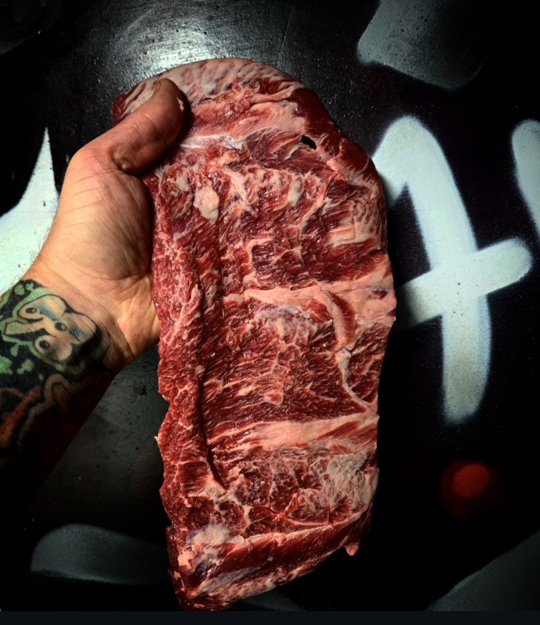 Dry aged f1 wagyu torro steak