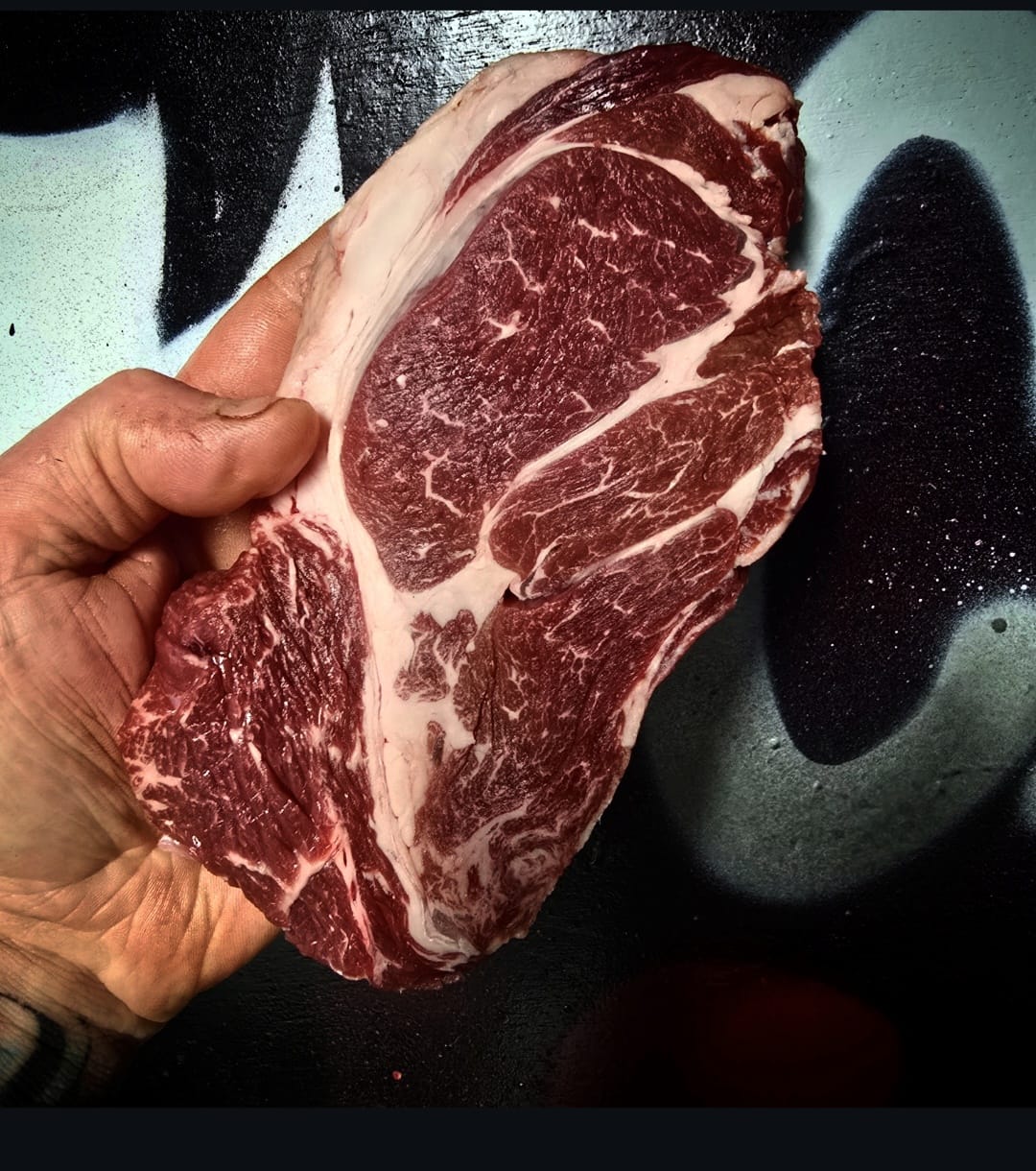 Dry aged chuck eye steak