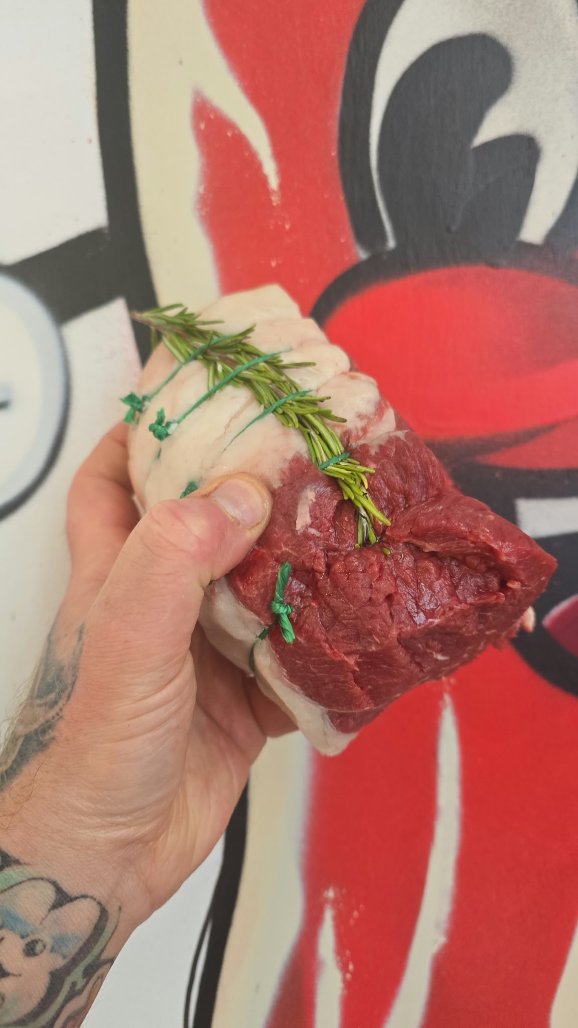 Month aged herdwick mutton boneless leg joints