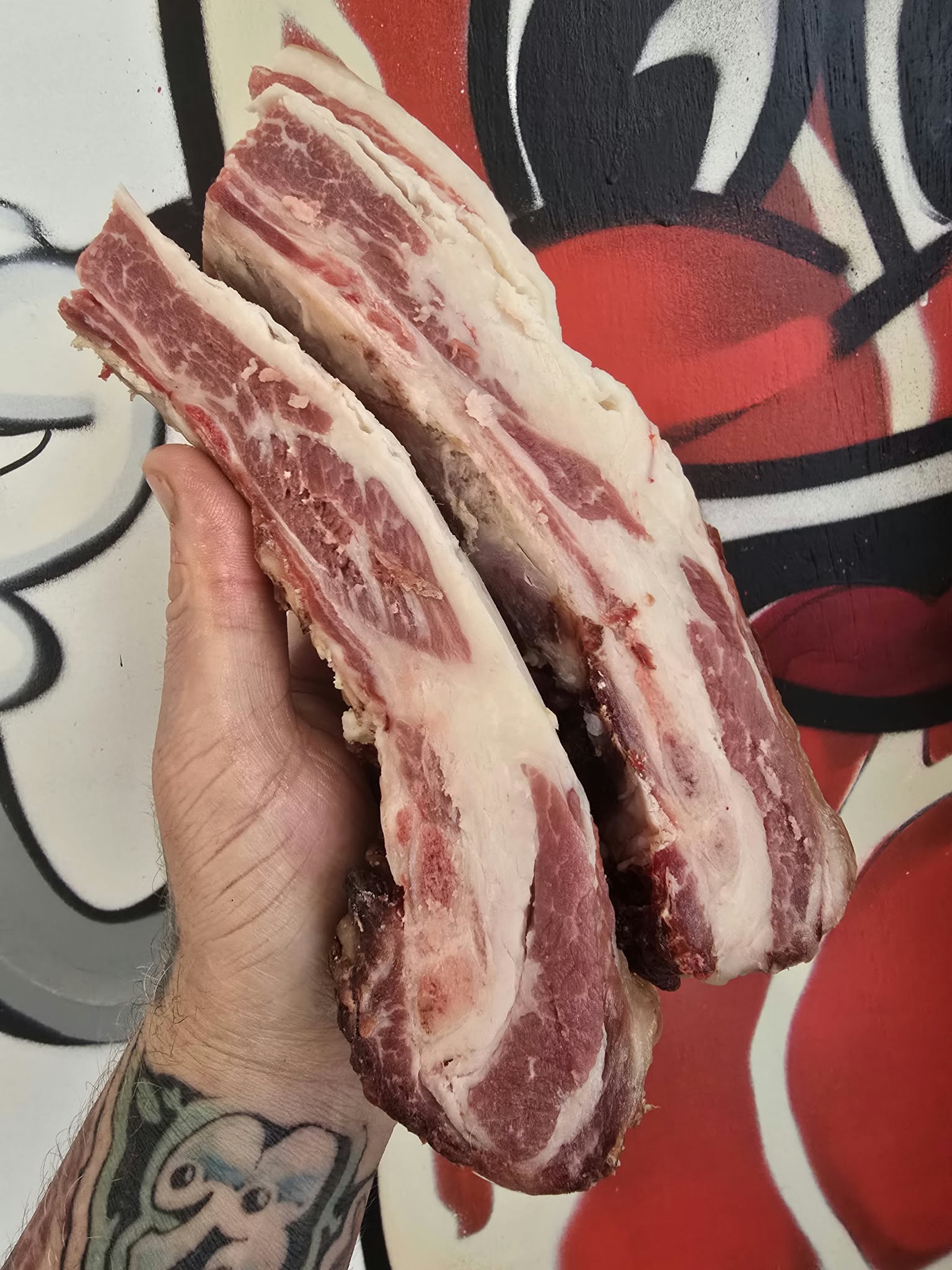 Month aged herdwick mutton ribs.