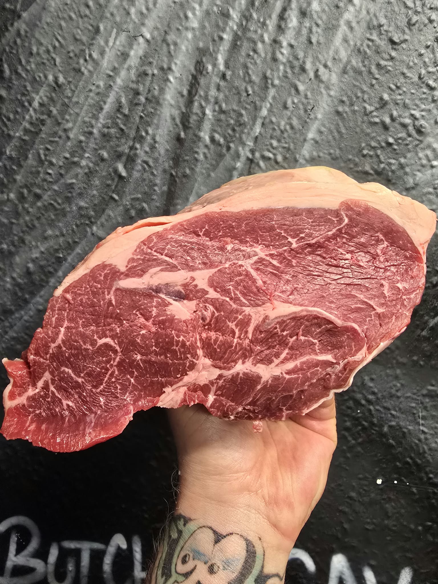 Dry aged galloway/wagyu x rump steak