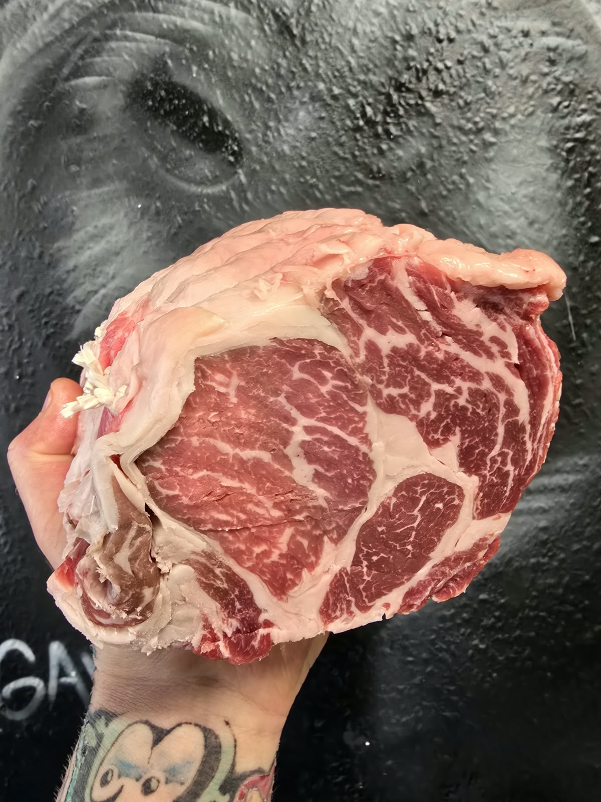 Dry aged native breed rolled beef ribeye
