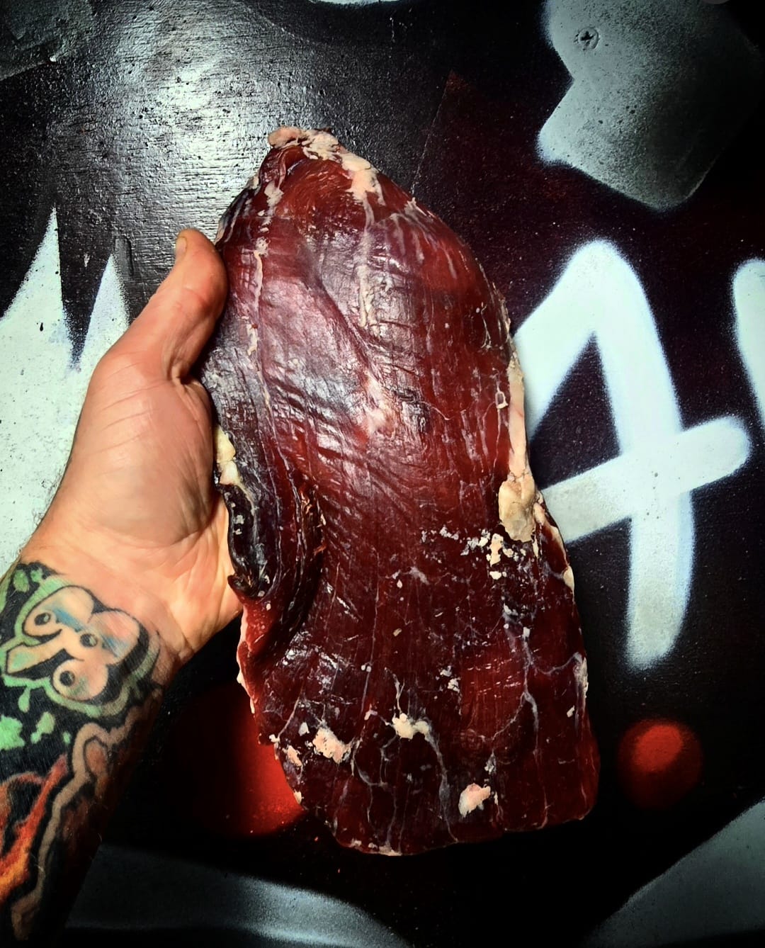 Dry aged flank steak